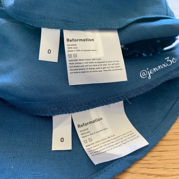 ❌[SOLD]❌Reformation Yucca Two Piece || Azul - Picture 16 of 16